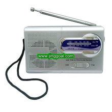 Mini Pocket Am FM Emergency Small 2 Band Radio